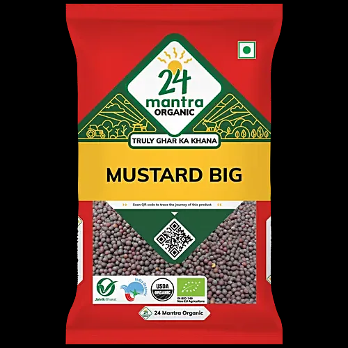 24 MANTRA ORGANIC MUSTARD BIG 100GM