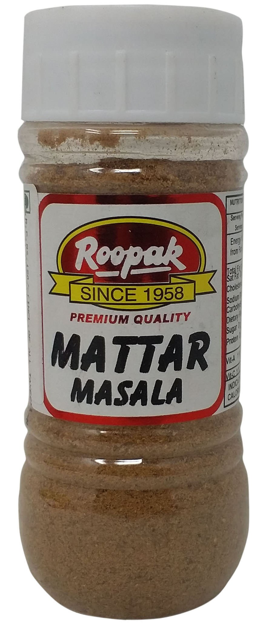 Roopak Mattar Masala 100gm