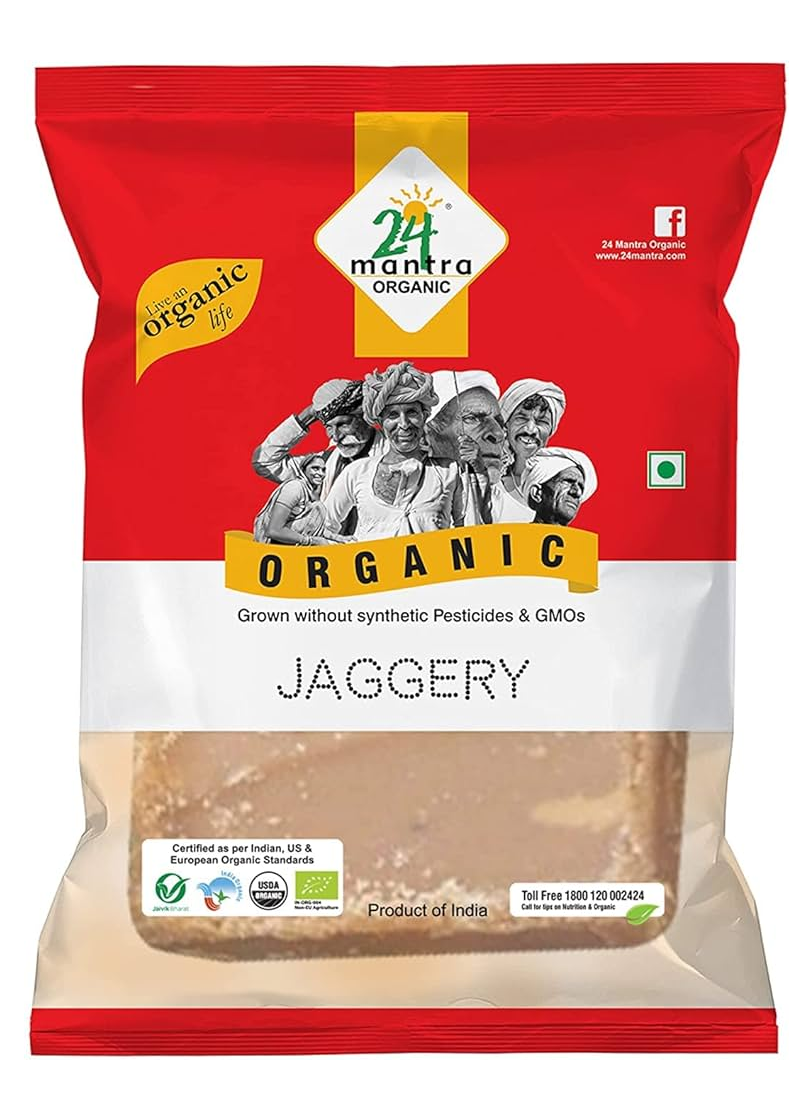 24 MANTRA ORGANIC JAGGERY 500GM