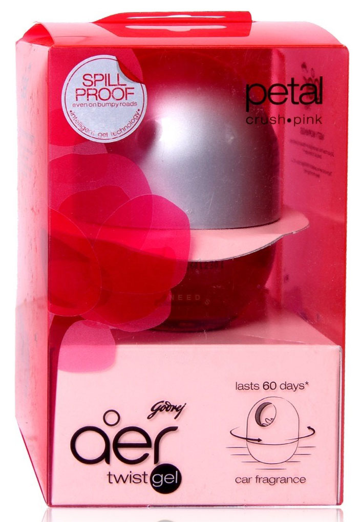 Godrej Aer Petal Crush Pink Car Perfum 60Days