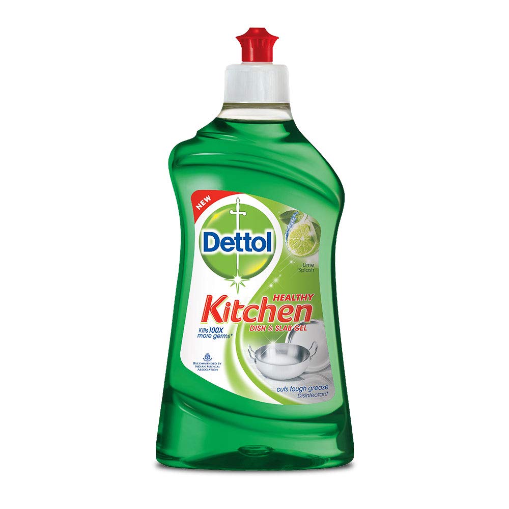 Dettol Healthy Kitchen Dish - Slab Gel Lime Splash 200ml