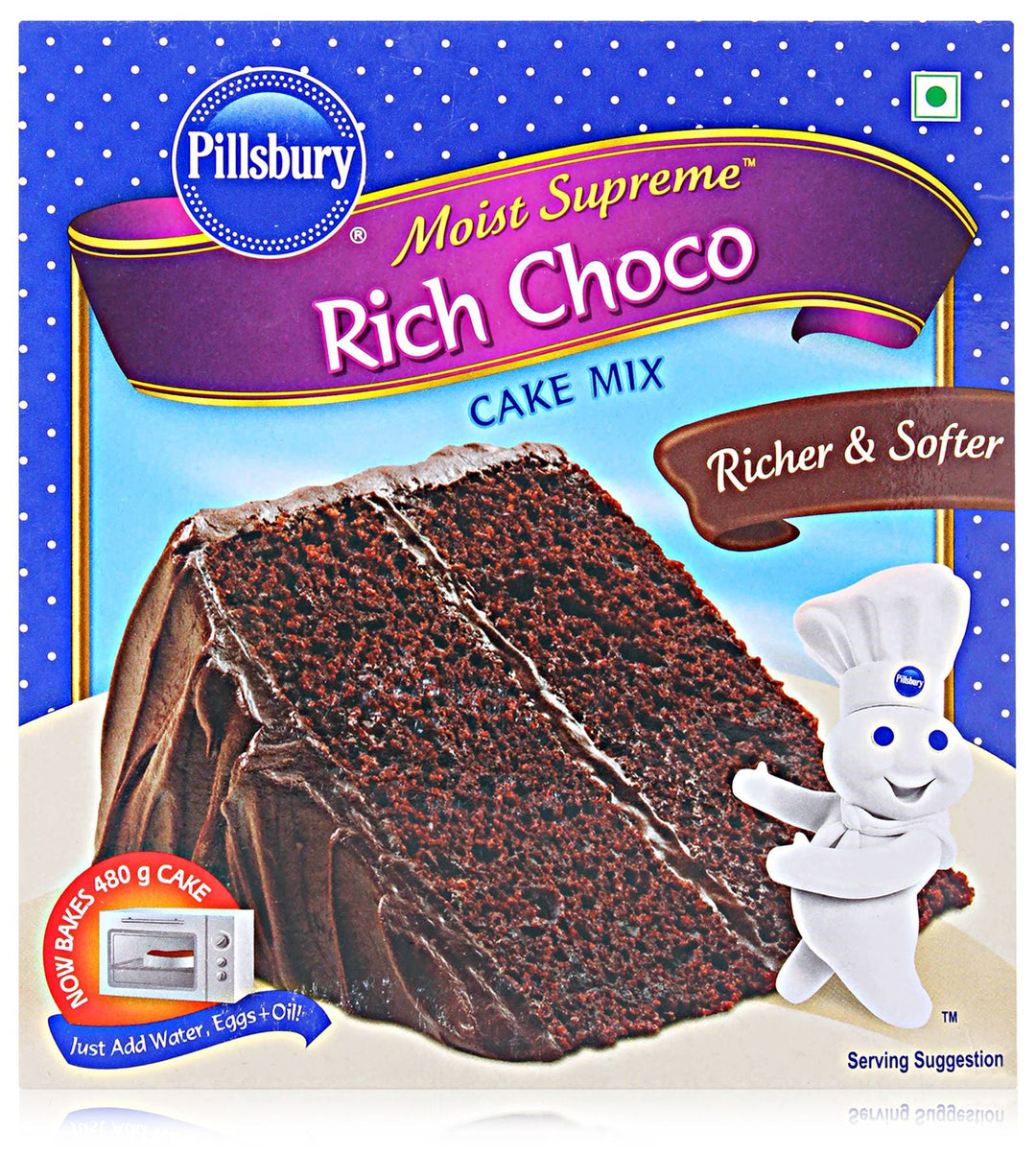 Pillsburry Moist Supreme Rich Choco Vake Mix 300gm