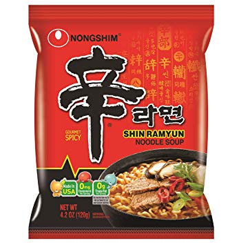 Nongshim Shin Ramyun Noodle Soup Pack 120gms