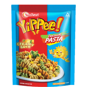 SUNFEAST YIPPEE TRICOLOR PASTA CREAMY CORN 70G