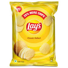 LAYS CLASSIC SALTED PATATO CHIPS 57GM