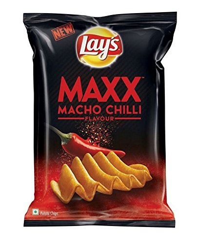 Lays Maxx Macho Chilli Flavour Potato Chips 58g