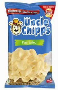 Uncle Chipps Plain Salted Patato Chips 60gm