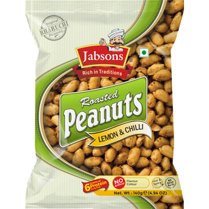 Jabsons Roasted Peanuts Lemon - Chilli 140gm