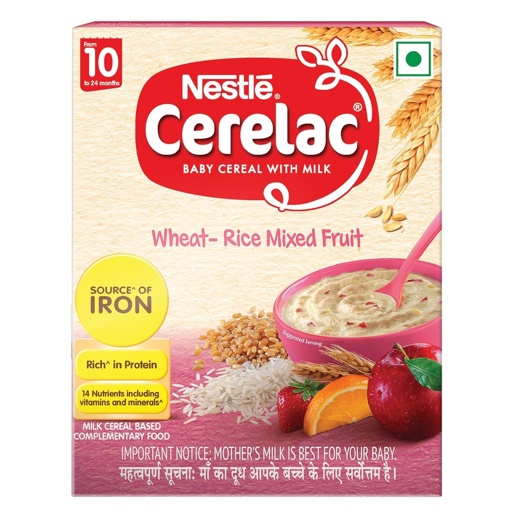 Nestle Cerelac Wheat Rice Mixed Fruit 300gm