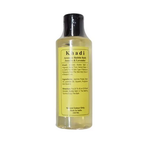 Khadi Aromatic Bubble Bath With Jasmin - Lavender 210ml