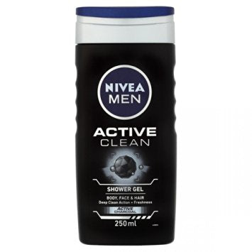 Nivea For Men Active Clean Shower Gel 250ml