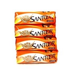 Santoor Sandal And Turmeric Soap 4x100gm