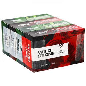Wild Stone Soap 4x125gm Buy 3 Get 1 Free