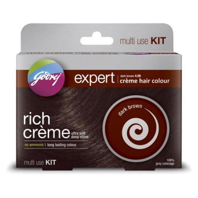 Godrej Expret Rich Crem 4 06 Dark Brown 20gm + 20ml