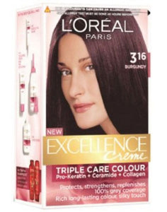 Loreal Excellence Creme Triple Care Colour Burgundy No-3.16 50ml