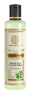 Khadi Herbal Conditioner Green Tea - Aloevera Sls Free 210ml