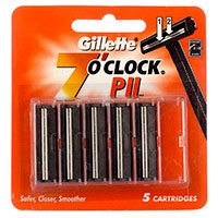 Gillette 7O Clock Pii Cartridges 5