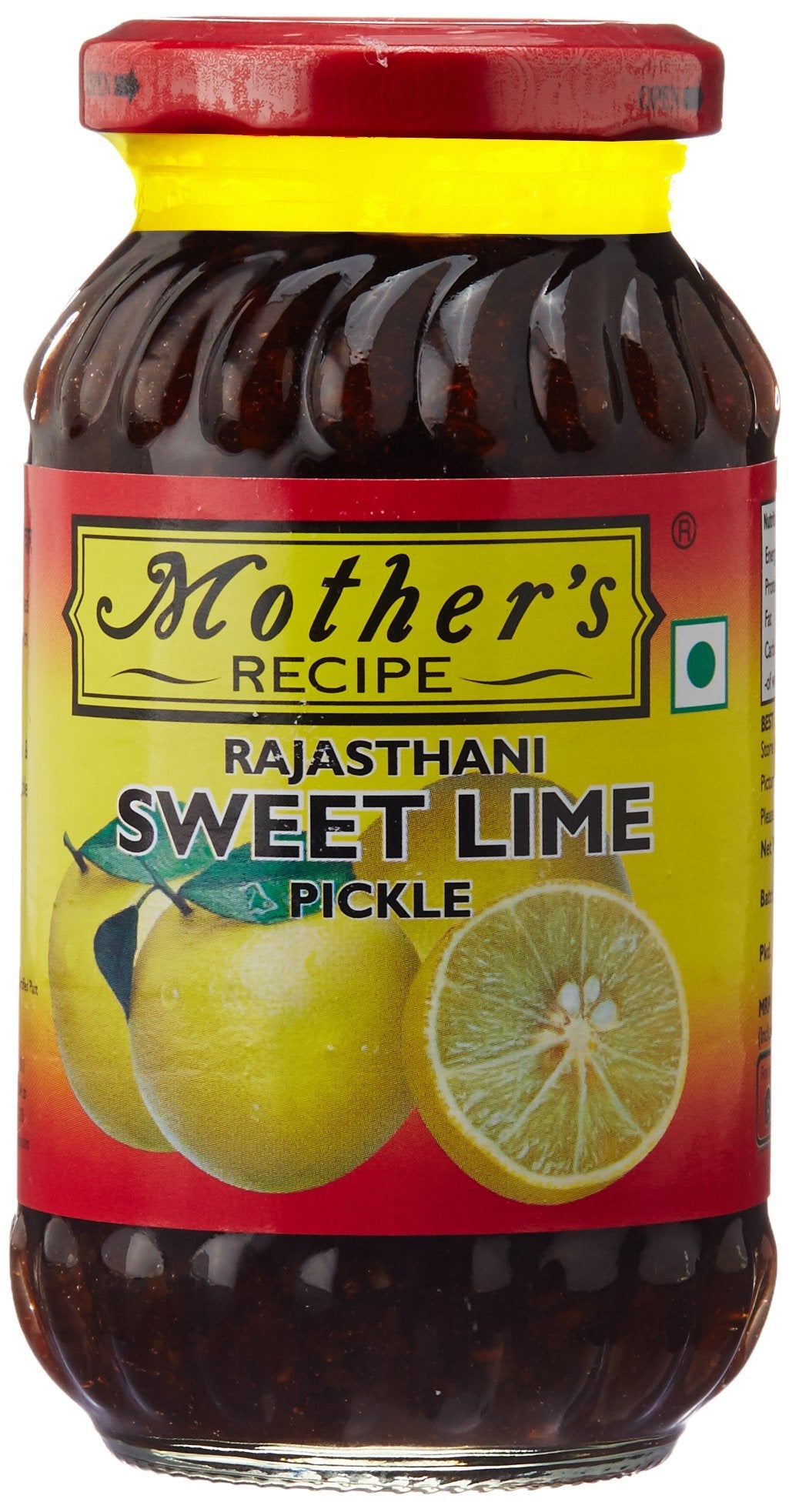 Mothers Recipe Rajastani Sweet Lime Pickle 500gm