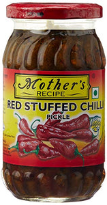 Mothers Recipe Red Stuffed Chilli Pickle 400gm