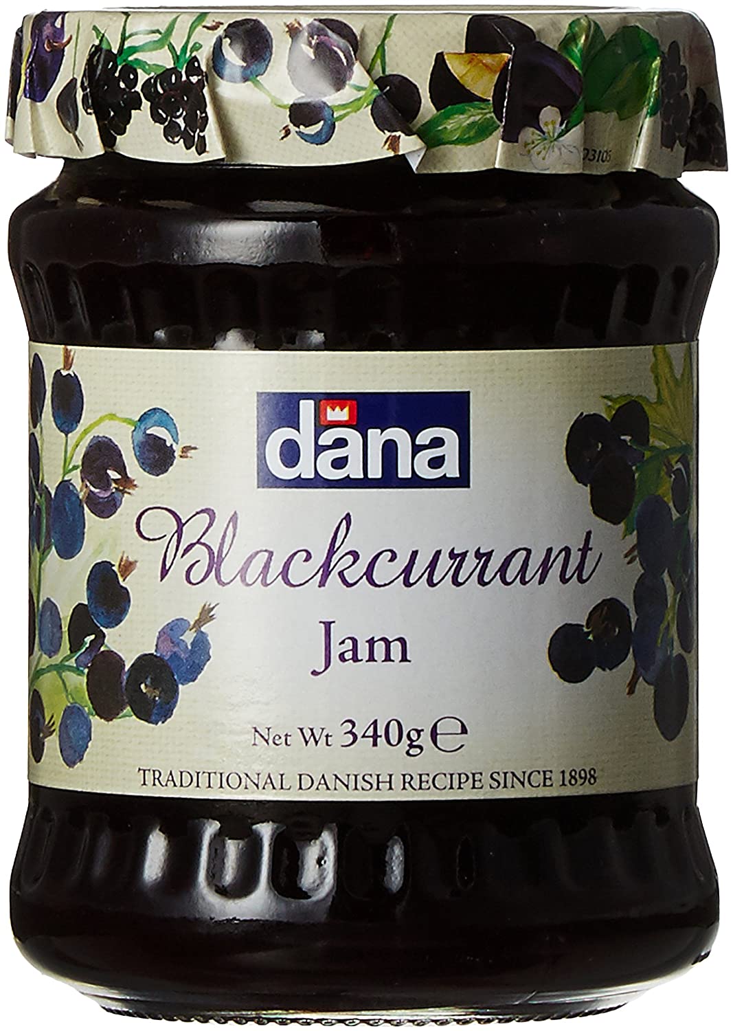 DANA BLACKCURRANT PRESERVE 340GM IMP