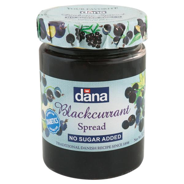 Dana Blackcurrant Spread No Added Sugar 315gm Imp