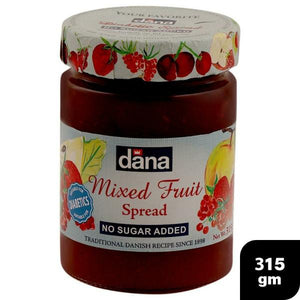 Dana Mixed Fruit Spread No Added Sugar 315gm Imp
