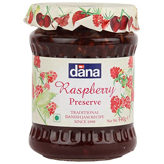 DANA RASPBERRY PRESERVE 340GM IMP