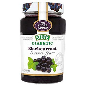 STUTE DIABETIC BLACKCURRANT EXTRA JAM 430GM