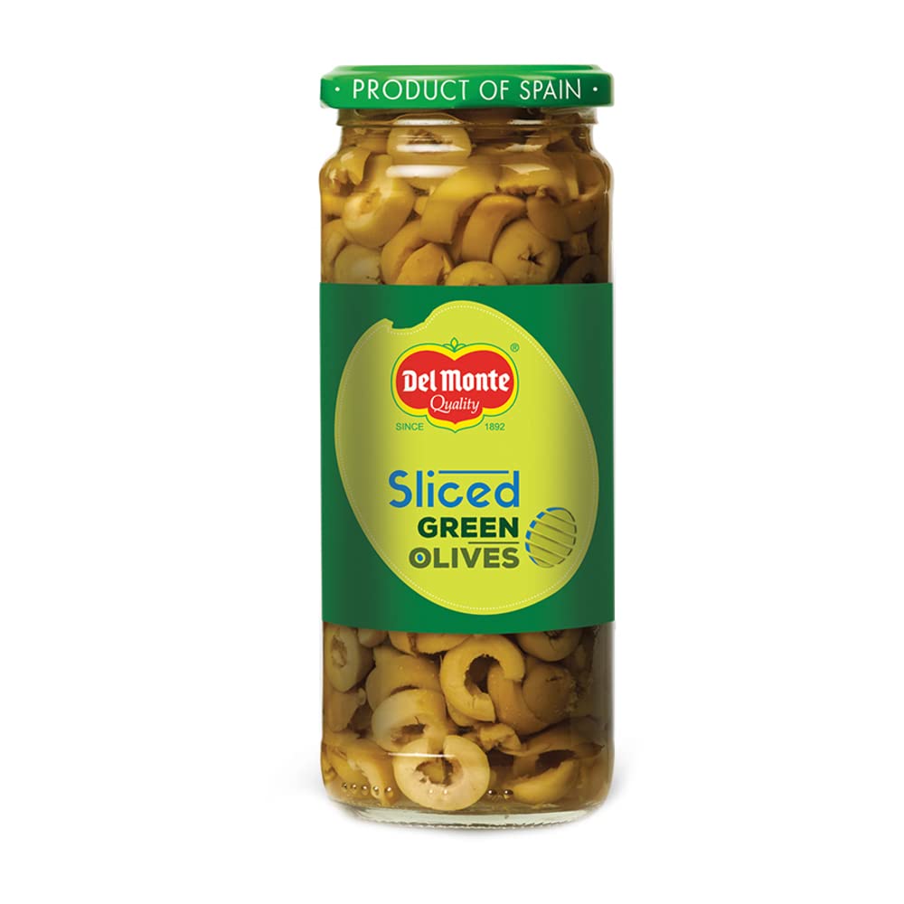 Del Monte Sliced Green Olives 450gm