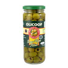 Olicoop Pitted Green Olives 450gm