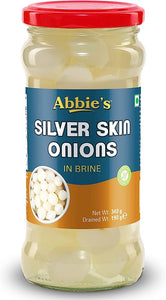 Abbies Silver Skin Onion 370gm