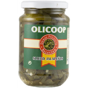 Olicoop Sliced Jalapenos 370gm