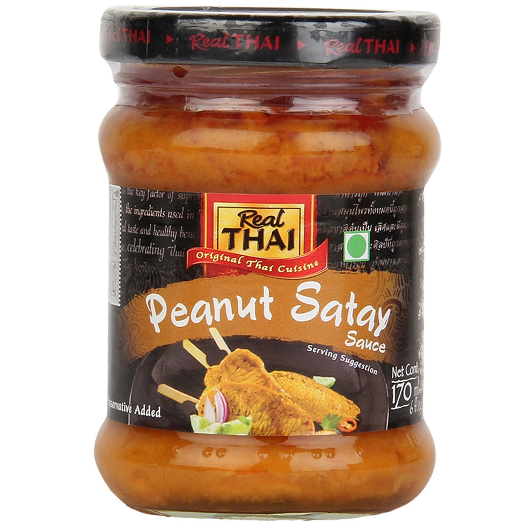 Real Thai PeaNut Satay Sauce 170ml Imp
