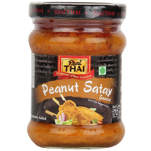 Real Thai PeaNut Satay Sauce 170ml Imp