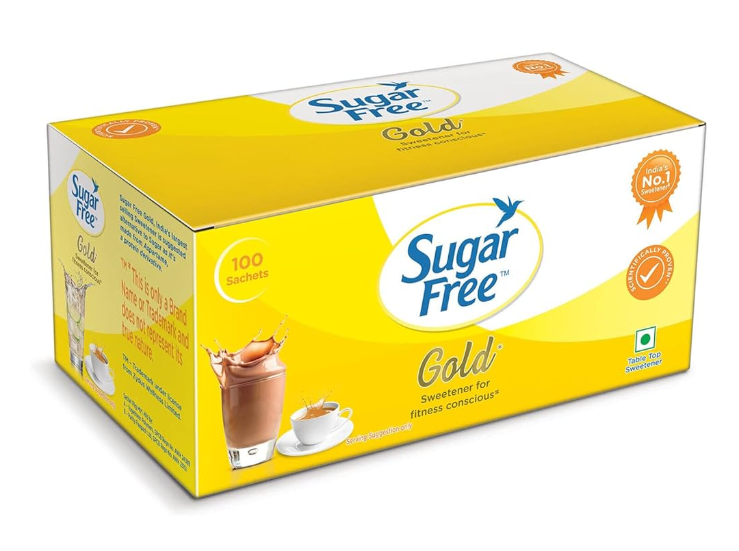 SUGAR FREE GOLD 100 PKT