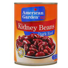 AMERICAN GARDEN KIDNEY BEANS DARK RED 400GM IMP