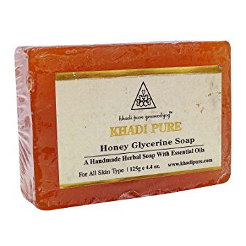 KHADI PURE HONEY GLYCERINE SOAP 125GM