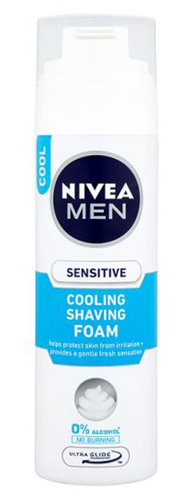 NIVEA MEN SENSITIVE COOLING SHAVING FOAM 200 ML