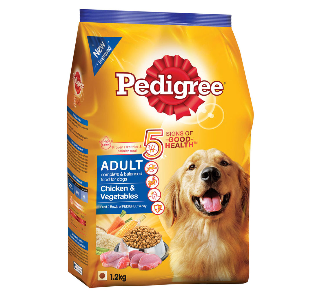 PEDIGREE CHICKEN - VEGETABLES 1.2KG