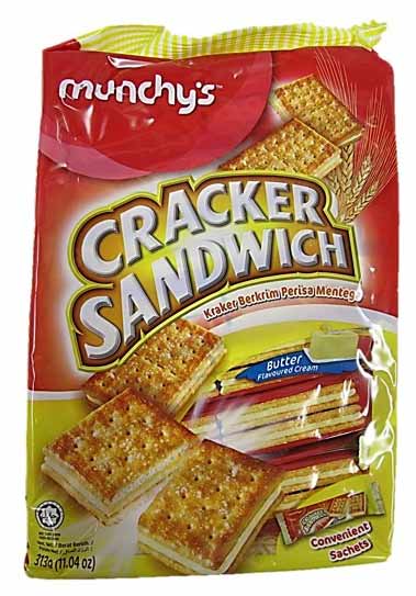 Munchys Cracker Sandwich 313Gm