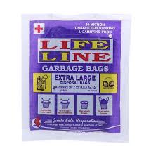 Life Line Degradable Colour Garbage Bags Extra Large