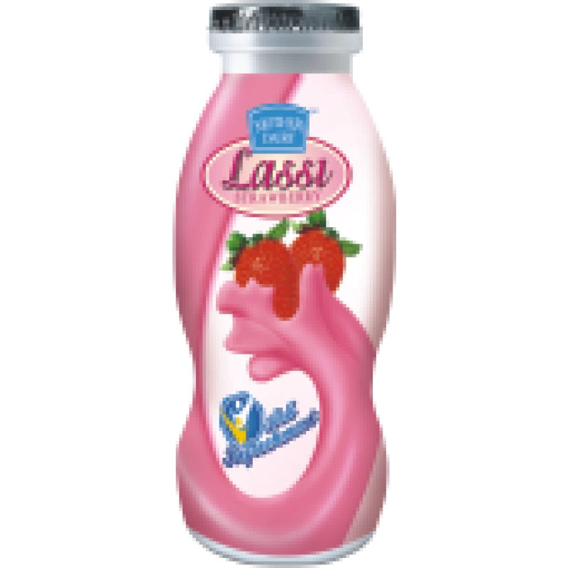 Mother Dairy Lassi Strawberry 200ml