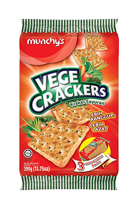 Munchys Vege Crackers Kraker Sayuran 300gm