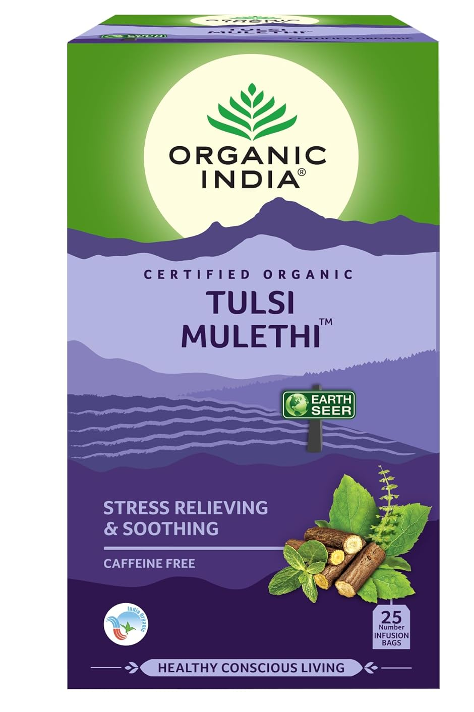 Organic India Tulsi Mulethi 18 Bag