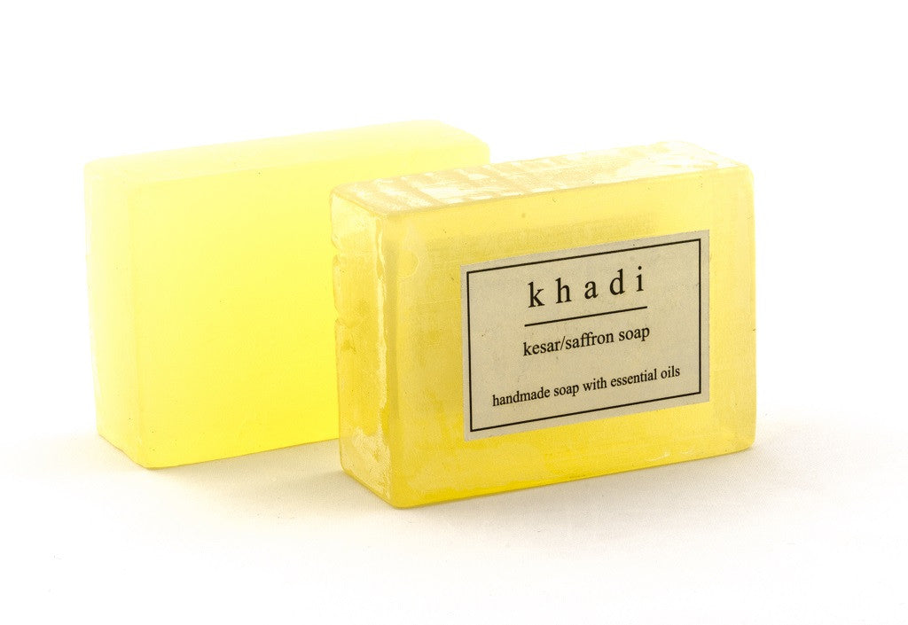 KHADI SAFFRON GLYCERINE SOAP 125GM