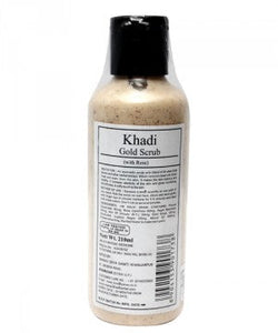 KHADI GOLD SCRUB(WITH ROSE) 210ML