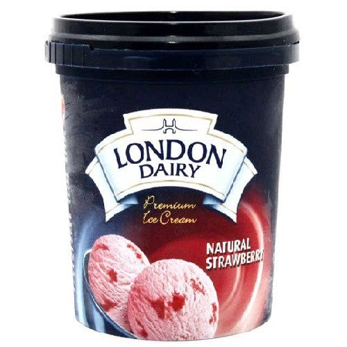 LONDON DAIRY NATURAL STRAWBERRY 500ML