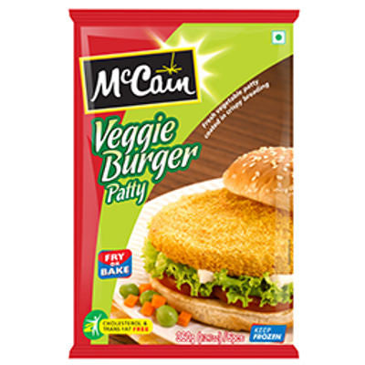 MC CAIN VEGGIE BURGER PATTY 360GM