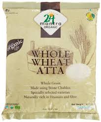 24 MANTRA ORGANIC WHOLE WHEAT ATTA 1KG