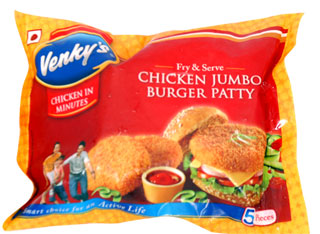 VENKYS CHICKEN JUMBO BURGER PATTY 900GM